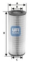 Filtros ufi 2715400 - FILTRO SAAB *