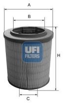 Filtros ufi 2762800 - FILTRO CITRO?N, FIAT, PEUGEOT *