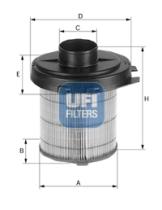 Filtros ufi 2784502 - FILTRO CITRO?N, PEUGEOT *