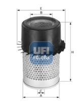 Filtros ufi 2787800 - FILTRO MF, DIV. *