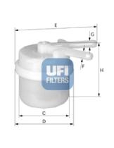 Filtros ufi 3102400 - FILTRO HONDA *