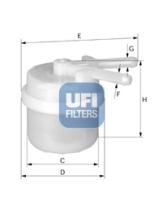 Filtros ufi 3102400 - FILTRO HONDA *