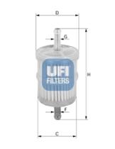 Filtros ufi 3102800 - FILTRO CARBURANTE