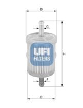 Filtros ufi 3102800 - FILTRO CARBURANTE