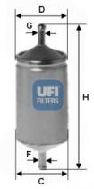 Filtros ufi 3150100 - FILTRO DUCATI, FIAT, MOTO GUZZI *