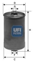 Filtros ufi 3150700 - FILTRO AUDI, VOLKSWAGEN *