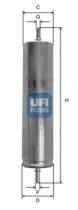 Filtros ufi 3192500 - FILTRO GASOIL