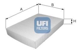 Filtros ufi 5301000 - FILTRO OPEL, VAUXHALL *