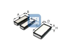 Filtros ufi 5307000 - FILTRO FIAT, LANCIA, CITRO?N, PEUGE