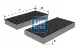 Filtros ufi 5412700 - FILTRO HABITACULO BMW E60 KIT 2 PZ.