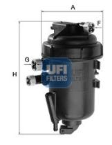 Filtros ufi 5511400 - FILTRO OPEL (GM) *