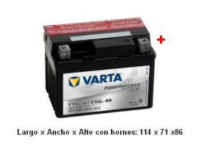 Baterias varta 50314 - VARTA MOTOCICLETA SELLADA(LF)-12V 1
