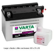 Baterias varta 50411 - VARTA MOTOCICLETA-12V 121**X71X93