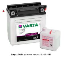 Baterias varta 50914 - VARTA MOTOCICLETA-12V 136**X76X140