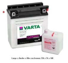 Baterias varta 50914 - VARTA MOTOCICLETA-12V 136**X76X140