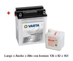 Baterias varta 51211 - VARTA MOTOCICLETA-12V 136**X82X161