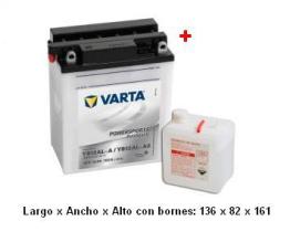 Baterias varta 51213 - VARTA MOTOCICLETA-12V 136**X82X161