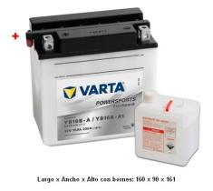 Baterias varta 51615 - VARTA MOTOCICLETA-12V 160**X90X161
