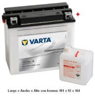 Baterias varta 51815 - VARTA MOTOCICLETA-12V 181**X92X164