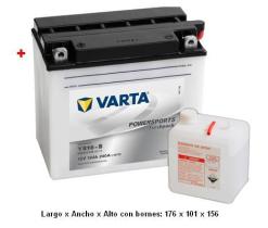 Baterias varta 51912 - VARTA MOTOCICLETA-12V 176**X101X156