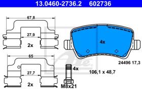 ATE 602736 - PASTILLA FRENO VOLVO S60 II(10-)