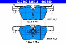  603859 - PAST.FRENO BMW 1ER REIHE/F20/F21 LI