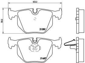 BREMBO FRENOS P06020 - PASTILLA DE FRENO