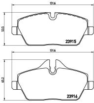 BREMBO FRENOS P06034 - PASTILLA DE FRENO