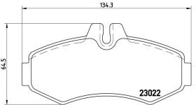 BREMBO FRENOS P50031 - PASTILLA DE FRENO