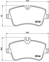 BREMBO FRENOS P50045 - PASTILLA DE FRENO