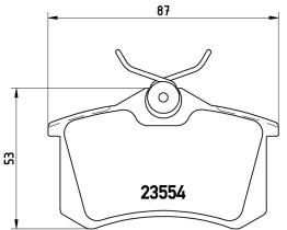 BREMBO FRENOS P68024 - PASTILLA DE FRENO