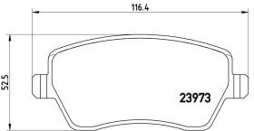 BREMBO FRENOS P68033 - PASTILLA DE FRENO