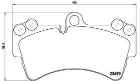 BREMBO FRENOS P85065 - PASTILLA DE FRENO