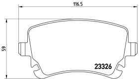 BREMBO FRENOS P85076 - PASTILLA DE FRENO