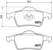 BREMBO FRENOS P86014 - PASTILLA DE FRENO