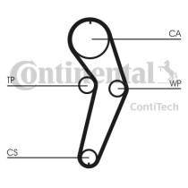 Continental CT988WP1 - KIT DISTRIBUCION CON BOMBA DE AGUA