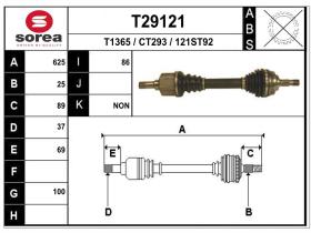 Transmisiones CT293 - TRANSMISION CITROEN C5