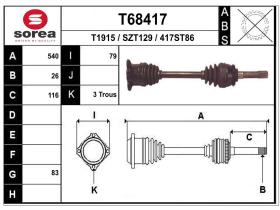 Transmisiones SZT129 - TRANSMISION SUZUQUI VITARA