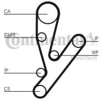 Continental CT1148WP1 - KIT DISTRIBUCION CON BOMBA DE AGUA