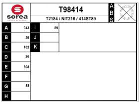 Transmisiones NIT216 - TRANSMISIN DCHA.NISSAN QASHQAI