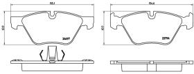 BREMBO FRENOS P06060 - PASTILLA DE FRENO