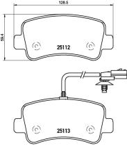 BREMBO FRENOS P68063 - PASTILLA DE FRENO