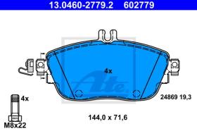 ATE 602779 - PASTILLA FRENO MERCEDES BENZ A-KLAS