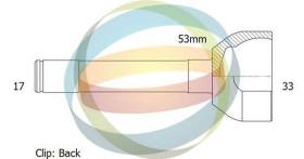 ODM 12260310 - HOMOCINETICA ISUZU 17X53X33