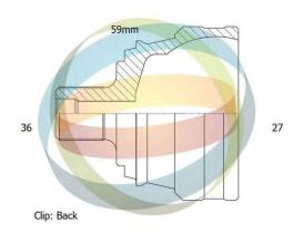 ODM OJ1451 - HOMOCINETICA AUDI-SEAT-WLKS 36X59.5