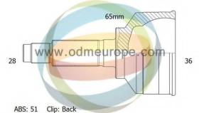 ODM OJ1494 - HOM.28X65X36-51 ABS (12-291494)