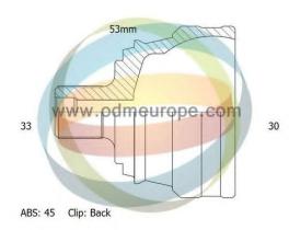 ODM OJ1792 - HOM. AUDI-VW 33X53 (12-211792)