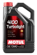 LUBRICANTES MOTUL 108645 - 4100 TURBOLIGHT 10W40 5 L.