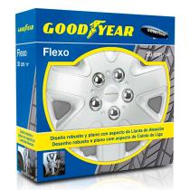 ACCESORIOS GOOD YEAR GOD9035 - JGO.TAPACUBOS FLEXO 50 PLATA 14"