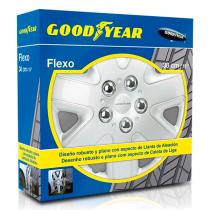 ACCESORIOS GOOD YEAR GOD9036 - JGO.TAPACUBOS FLEXO 50 PLATA 15"